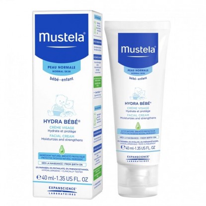 Mustela Hydra Bébé Crème visage - 40ml