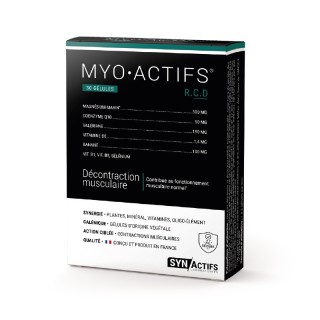 Synactifs MioActifs relaxant musculaire - 30 gélules