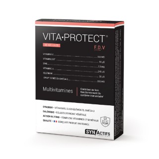 Synactifs VitaProtect vitalité immunité - 30 gélules