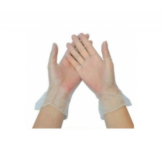 Robé médical gant vinyle avec poudre taille S X100