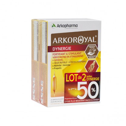 ArkoRoyal Dynergie - Lot de 2x 20 ampoules