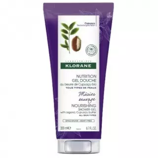 Klorane gel douche nutrition parfum mûrier sauvage 200ml