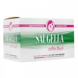 Saugella Serviettes Cotton Touch Maternité - Post accouchement