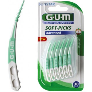 Gum Brossettes interdentaires Soft-Picks Advanced - x30