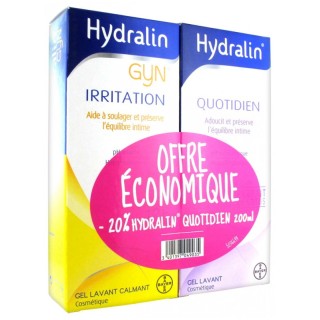 Hydralin Gyn irritation 200ml +  Hydralin Gel quotidien 200ml