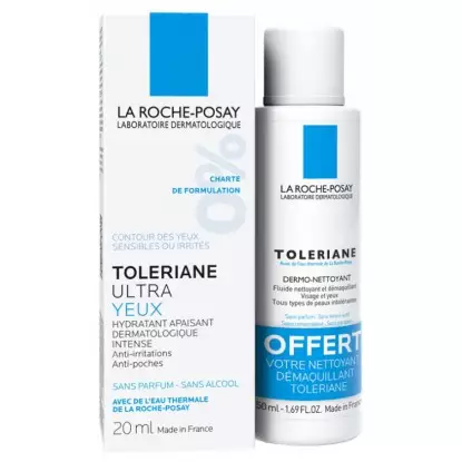 La Roche-Posay Toleriane Ultra yeux 20ml + dermo-nettoyant 50ml offert