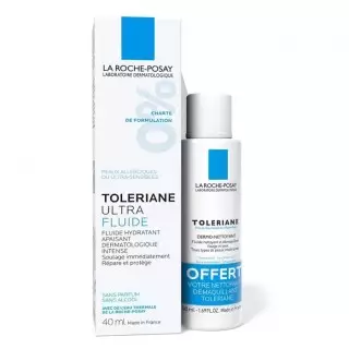 La Roche-Posay Toleriane Ultra-fluide 40ml + dermo-nettoyant 50ml offert
