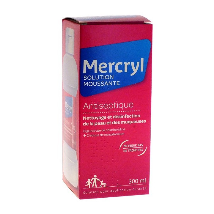 Mercryl Solution moussante antiseptique - 300ml