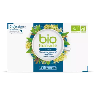 Nutrisanté Infusion Bio Soirée - 20 sachets