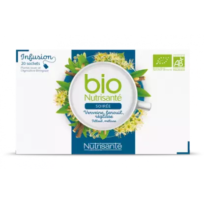 Nutrisanté Infusion Bio Soirée - 20 sachets