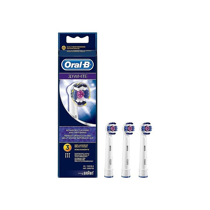 Oral B Brossettes 3D White - Lot de 3