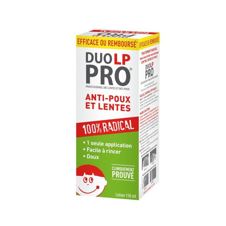Duo LP Pro Lotion radicale lentes et poux - 150ml + Peigne inclus
