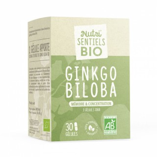 Nutrisanté Les Nutri'Sentiels Bio Ginkgo - 30 gélules