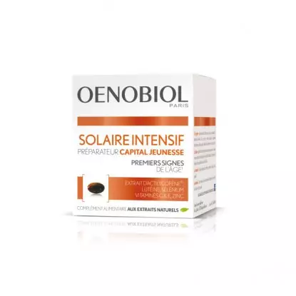 Oenobiol Solaire Intensif préparateur capital jeunesse - 30 capsules