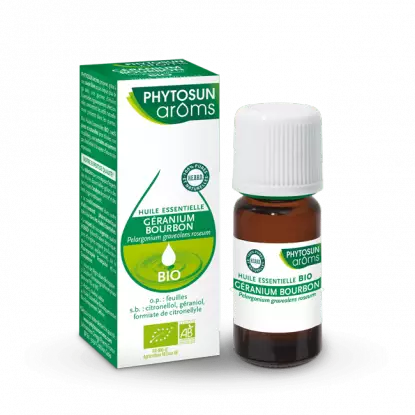 Phytosun Arôms Huile Essentielle géranium bourbon Bio - 10ml