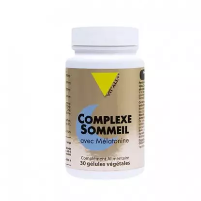 Vitall+ Complexe sommeil avec mélatonine - 30 gélules