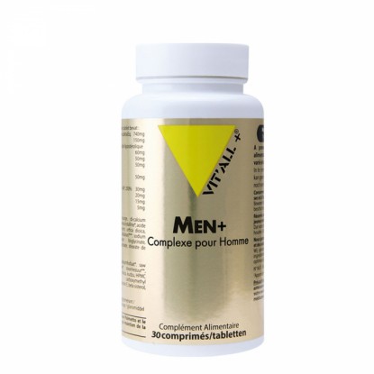 Vitall+ Men + complexe pour homme - 30 comprimés