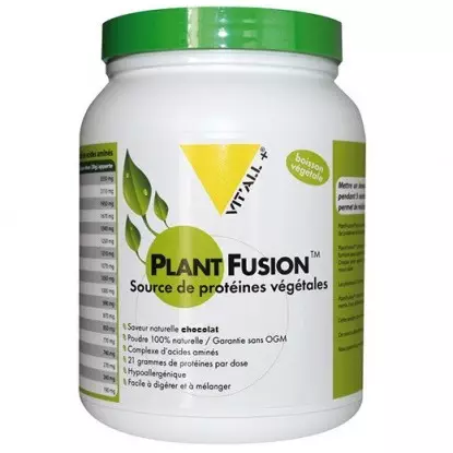 Vitall+ Plant Fusion protéines végétales parfum chocolat - 454g