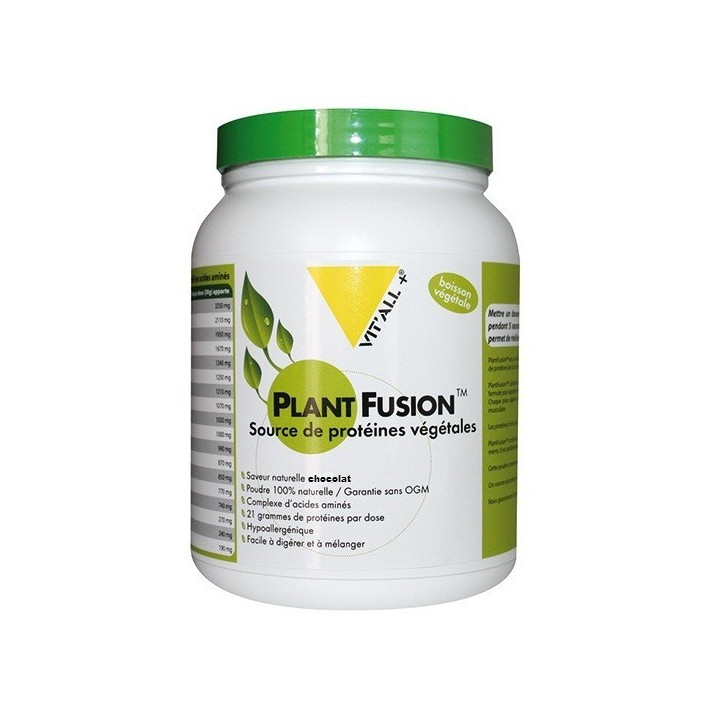 Vitall+ Plant Fusion protéines végétales parfum chocolat - 454g