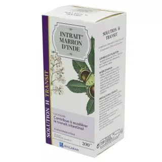 Biogaran Intrait de marron d'Inde Solution H Transit - 200ml