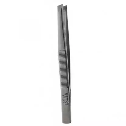 Vitry pince à épiler mors biais inox 8 cm
