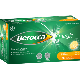 Bayer Berocca Énergie - 30 comprimés effervescents