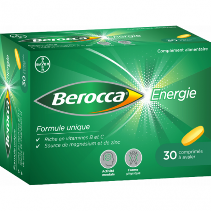 Bayer Berocca Énergie - 30 comprimés à avaler
