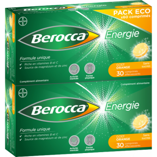 Bayer Berocca Énergie - 60 comprimés effervescents