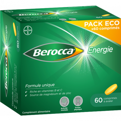 Bayer Berocca Énergie - 60 comprimés à avaler