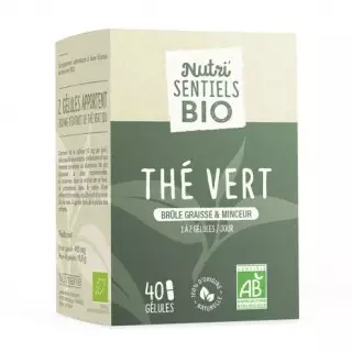 Nutrisanté Les Nutri'Sentiels Thé vert bio- 40 gélules