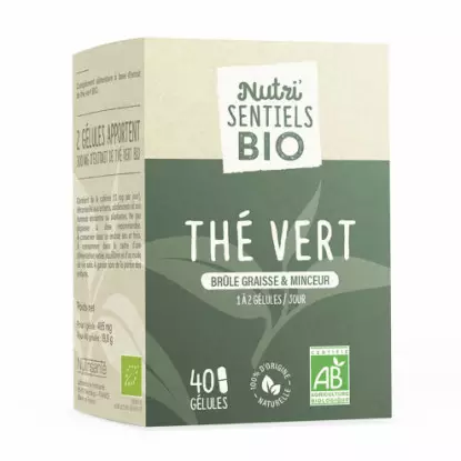 Nutrisanté Les Nutri'Sentiels Thé vert bio- 40 gélules
