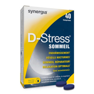 Synergia D-Stress sommeil - 40 comprimés