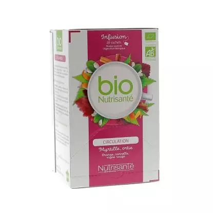 Tisanes bio circulation bte 20 sachets