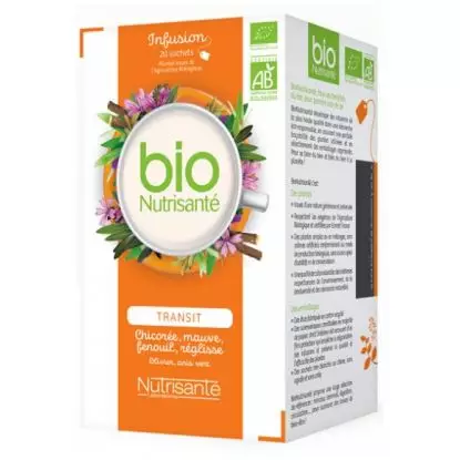 Tisane Bio Transit bte 20 sachets