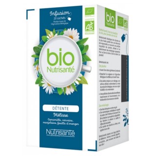 Tisane bio détente bte 20 sachets