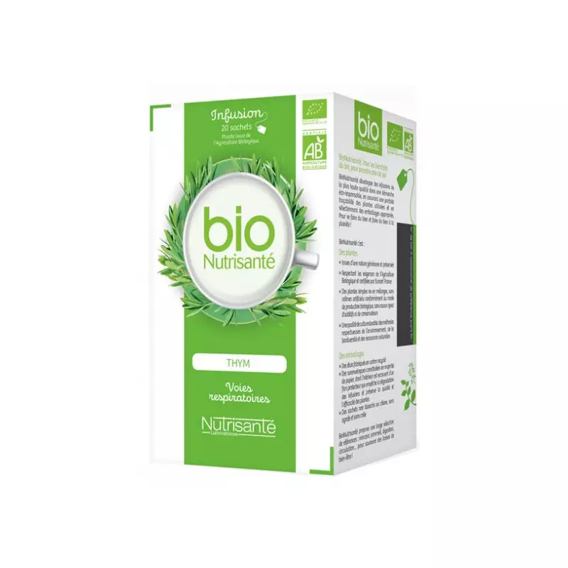Tisane bio thym bte 20 sachets