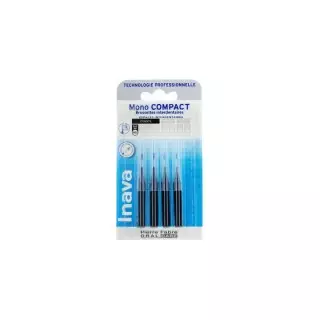 Inava 4 brossettes interdentaires 0.6 mm