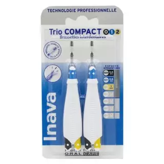 Inava brossettes interdentaires trio compact