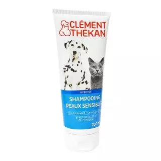 Clément Thékan Shampoing Peaux Sensibles Chien Chat 200ml