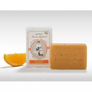 Maison Berthe Guilhem Savon surgras beurre de karité/orange Bio - 100g