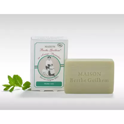 Maison Berthe Guilhem Savon surgras menthe verte Bio - 100g