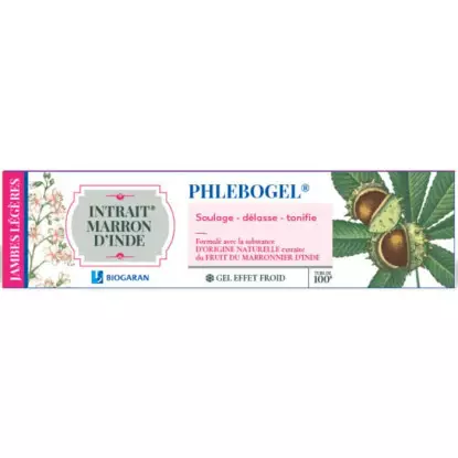 Biogaran Intrait de marron d'Inde Phlebogel - 100g