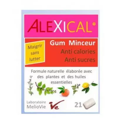 MelioVie Alexical gommes minceur - 21 gommes