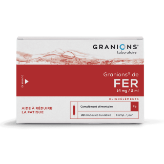 Granions de Fer 14mg/2ml - 30 ampoules