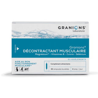 Granions Décontractant musculaire - 30 ampoules