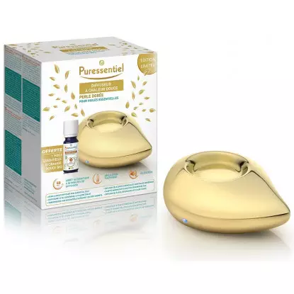 Puressentiel Coffret diffuseur à chaleur douce perle dorée