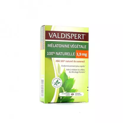Valdispert Mélatonine végétale 1,9mg - 20 comprimés