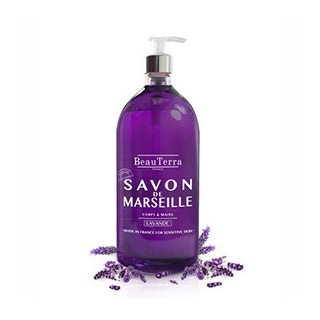 Beauterra savon de Marseille lavande corps et mains 1L