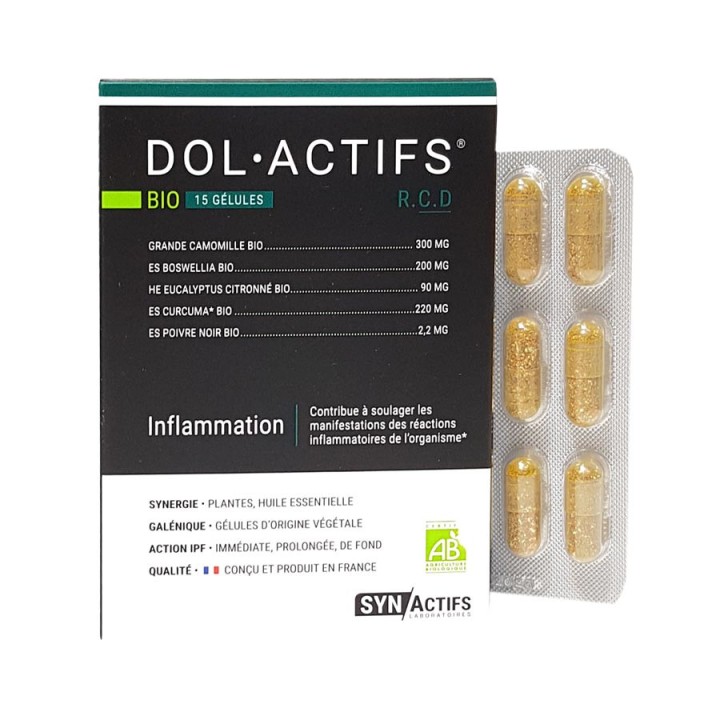 Synactifs DolActifs bio- 15 gélules