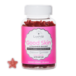 Lashilé Beauty Good Skin vitamines boost peau sublime - 60 gommes
